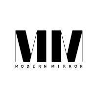 modern mirror logo image