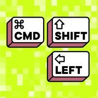 command+shift+left logo image