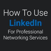 how to use linkedin® professional networking services logo image