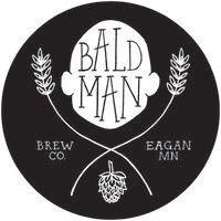 bald man brewing company logo image