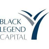 black legend capital logo image