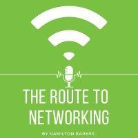 the route to networking podcast logo image