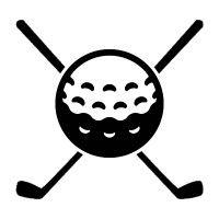 golf pro wears logo image