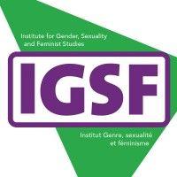 institute for gender, sexuality, and feminist studies (igsf) logo image