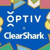 optiv + clearshark logo image