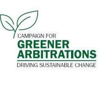 campaign for greener arbitrations: the green pledge logo image