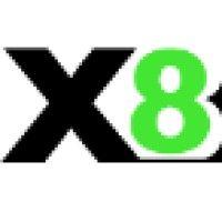 x8 marketing logo image