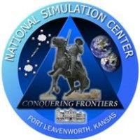 us army national simulation center logo image