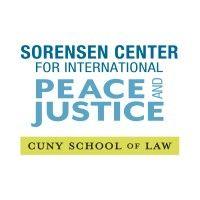 sorensen center for international peace and justice