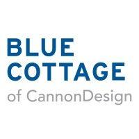 blue cottage of cannondesign logo image