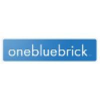 one blue brick logo image