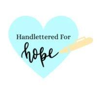 handlettered for hope logo image