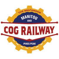 the broadmoor manitou & pikes peak cog railway logo image