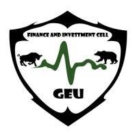 finance & investment cell, geu logo image