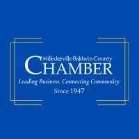 milledgeville-baldwin county chamber of commerce ga logo image