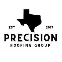 precision roofing group logo image