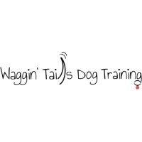 waggin' tails dog training logo image