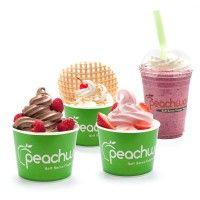 peachwave frozen yogurt & gelato logo image