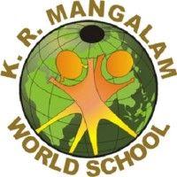 k.r. mangalam world school logo image