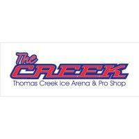 thomas creek ice arena & pro shop logo image