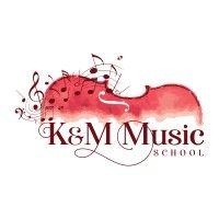 k&m music school logo image