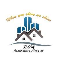 r&m construction clean up logo image