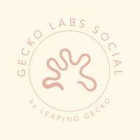 gecko labs social by leaping gecko logo image