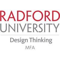 radford university mfa in design thinking logo image