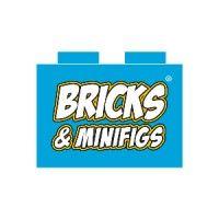 bricks & minifigs logo image