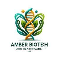 amber biotech and healthcare logo image