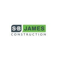 s+b james construction logo image