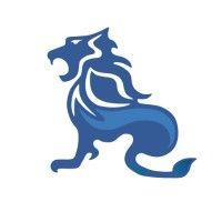 blue lion books logo image