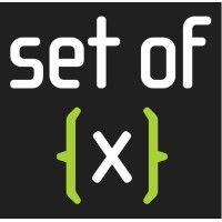 set of x logo image