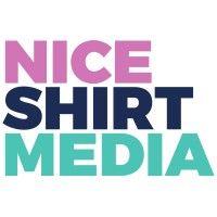 nice shirt media logo image