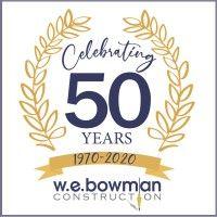 w. e. bowman construction, inc. logo image