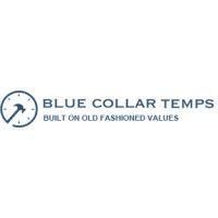 blue collar temps logo image