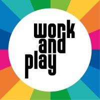 work and play logo image