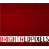 bright red pixels