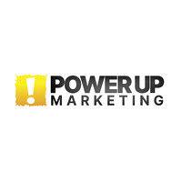 power up marketing logo image