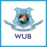 world university of bangladesh logo image