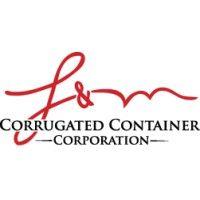 l&m corrugated container corporation logo image