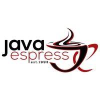 java espress beverage company logo image