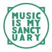 music is my sanctuary logo image