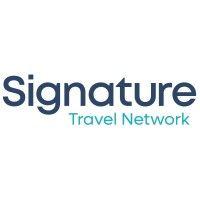 signature travel network logo image