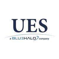 ues, a bluehalo company logo image