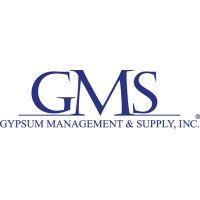 gypsum management and supply logo image