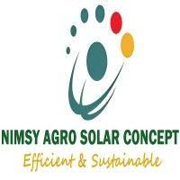 nimsy agro solar concept logo image