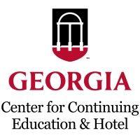 the georgia center for continuing education & hotel logo image