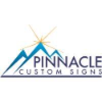 pinnacle custom signs logo image