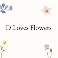 d loves flowers logo image